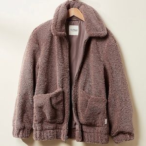 Oversized UpWest Mauve Sherpa - Teddy Jacket